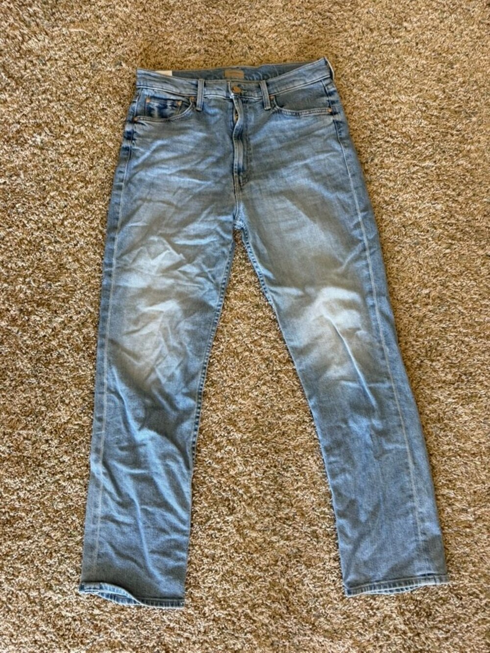Mother High Waisted Rider Hover Jeans Sz 30 Comeback Kid